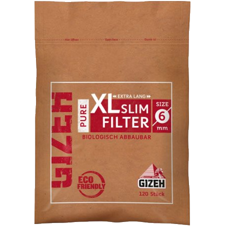 Gizeh XL Slim Filter 6mm