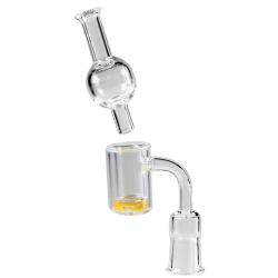 Glasbanger Set klarer Schliff mit Carb Cap