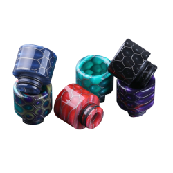 Epoxy Resin Snake Pattern 510 Drip Tip