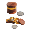 Black Leaf Wood-Alu Grinder 4-tlg