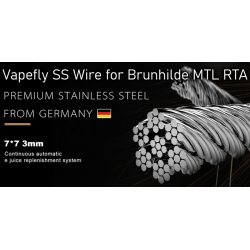 Vapefly Edelstahldraht für Brunhilde MTL RTA