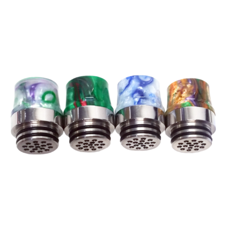 SS+Epoxy Resin 810 anti spit-back Drip Tip