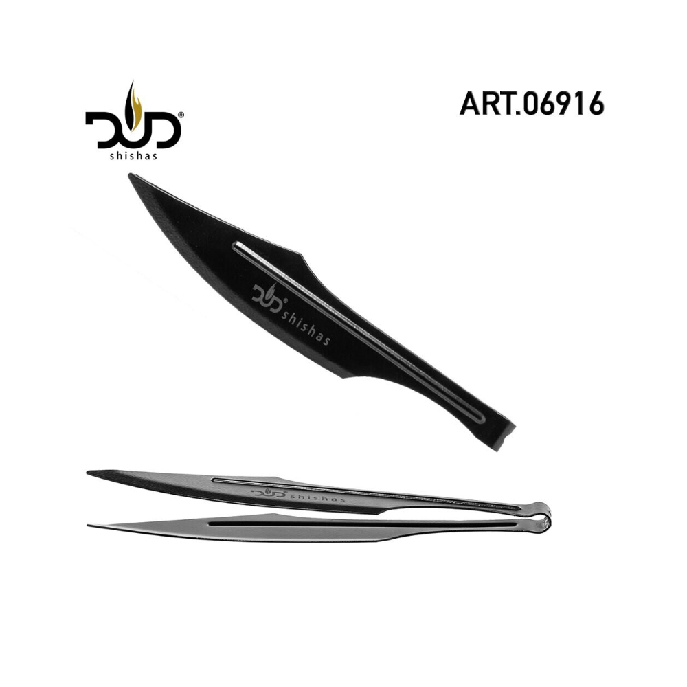 DUD Shisha - Charcoal Tong with Wooden handle 33 cm
