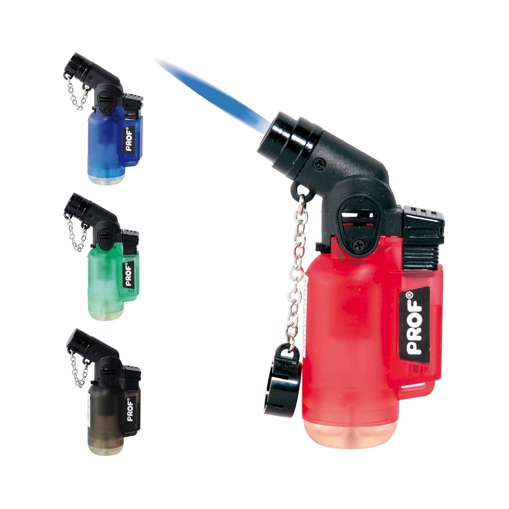 Prof Blueflame Angled Turbo Jet Flame Windproof Lighter