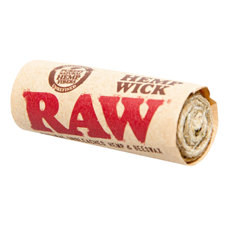 RAW Natural Unbleached Hemp & Beeswax Hemp Wick, 6 m