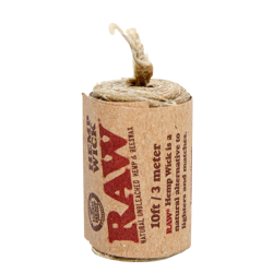 RAW Natural Unbleached Hemp & Beeswax Hemp Wick (Docht), 3 m