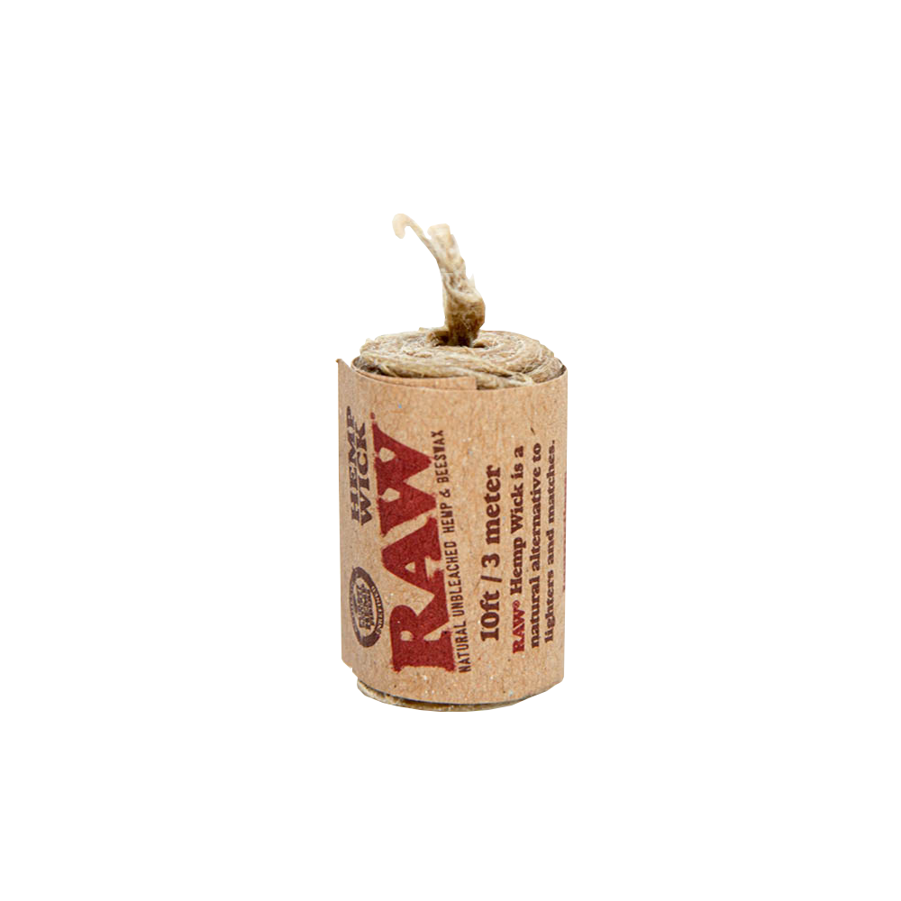 RAW Natural Unbleached Hemp & Beeswax Hemp Wick, 3 m