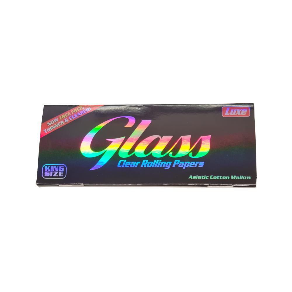 Glass Clear Cellulose Rolling Papers King Size