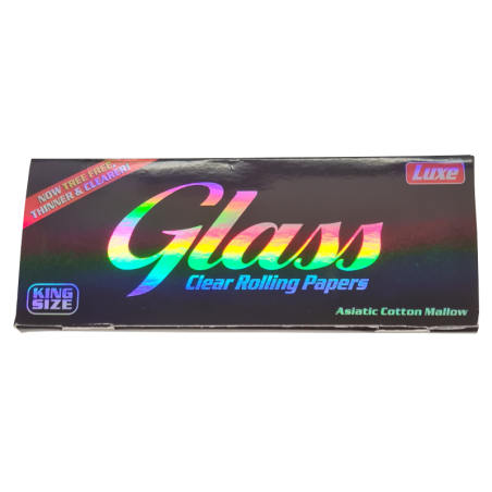 Glass Clear Cellulose Rolling Papers King Size