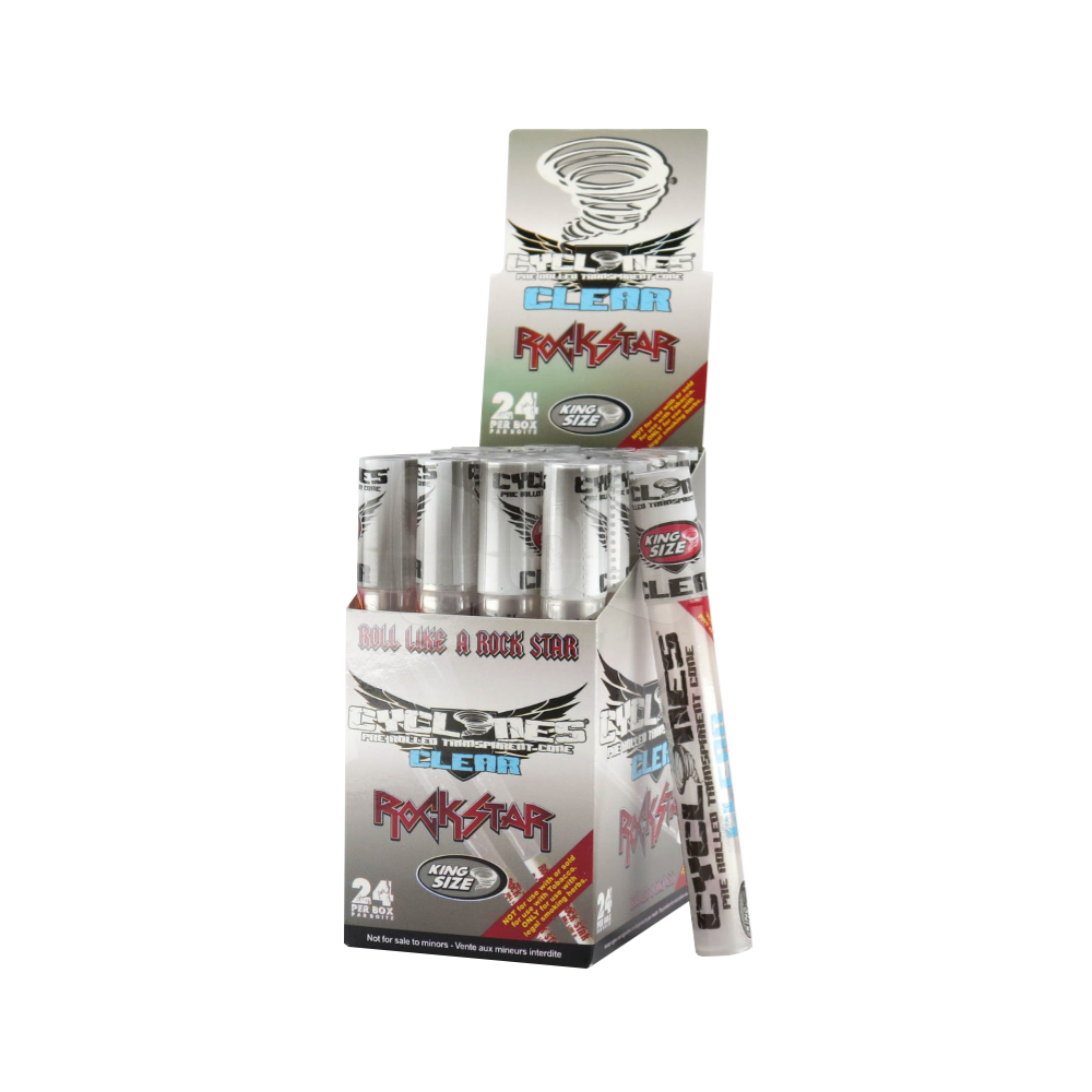 Cyclones - Clear - Rockstar, King Size