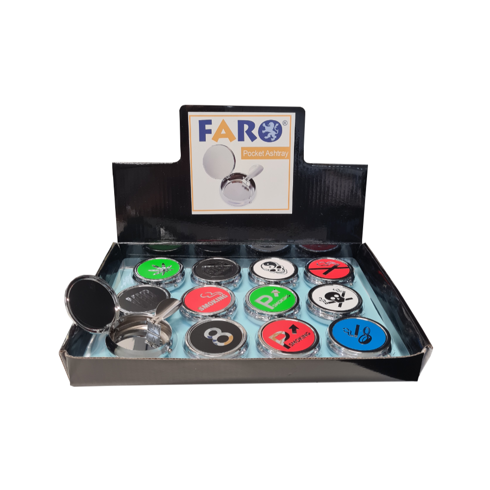 Faro Pocket Ashtray "Smoking"