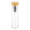 Ohia Thermos Glass Bottle with bamboo lid