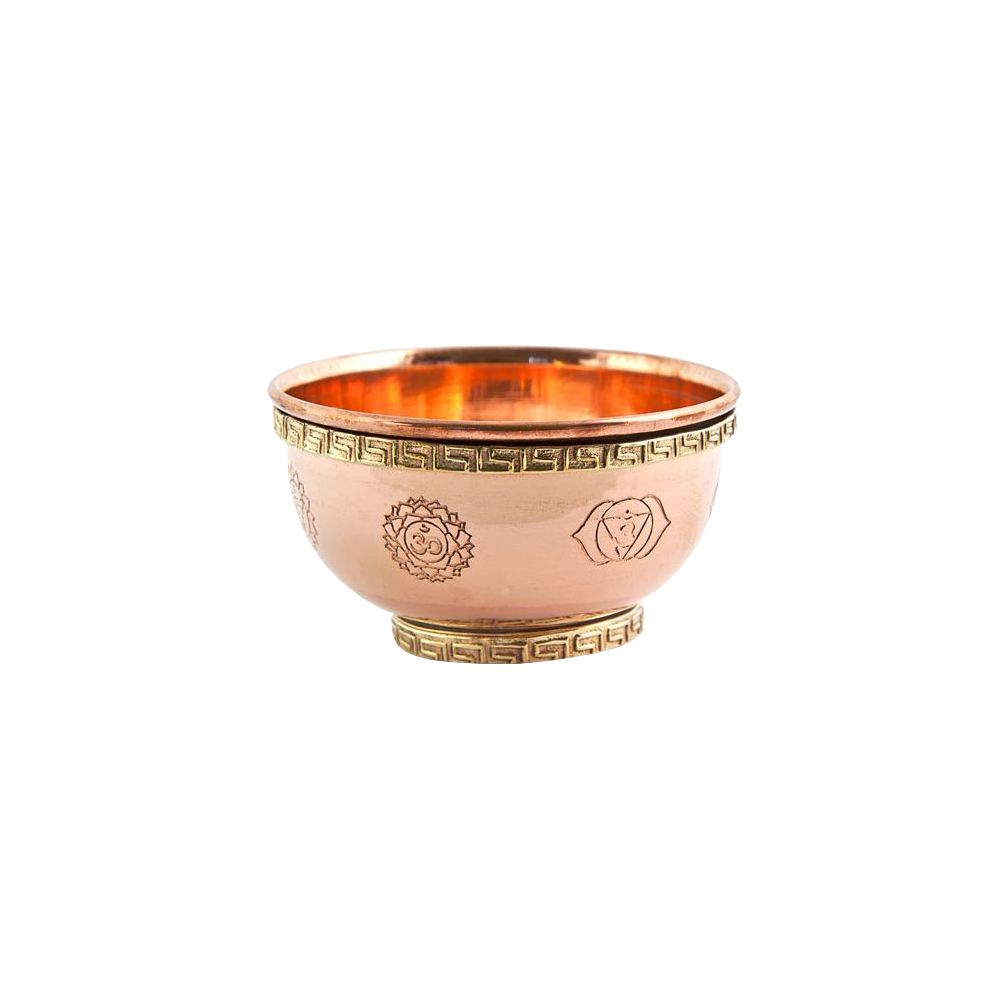 Räucherschale Kupfer "Chakras"