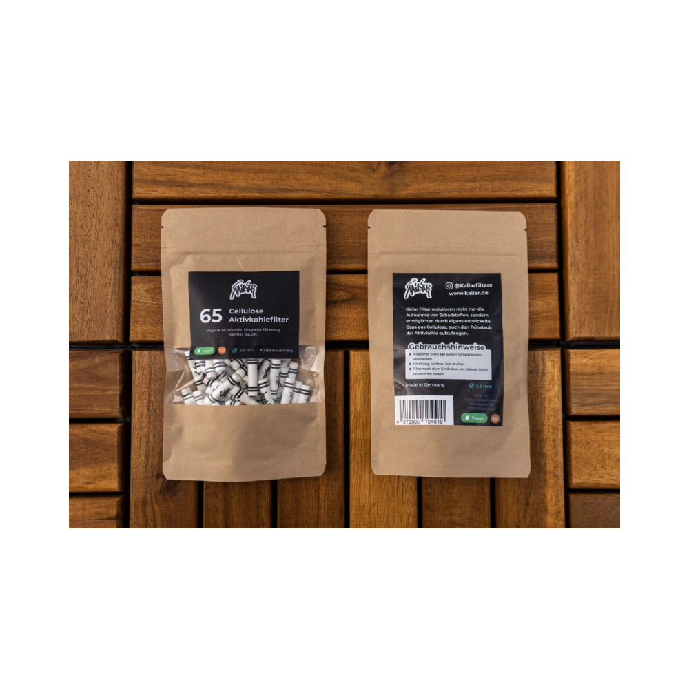 Kailar - Cellulose Slim Aktivkohlefilter