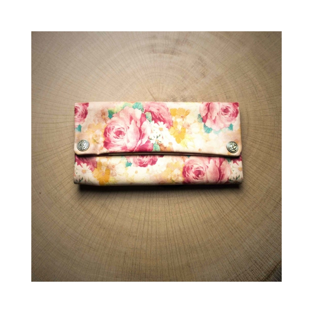Kavatza - Pochette à tabac Summer Flower, Faux cuir