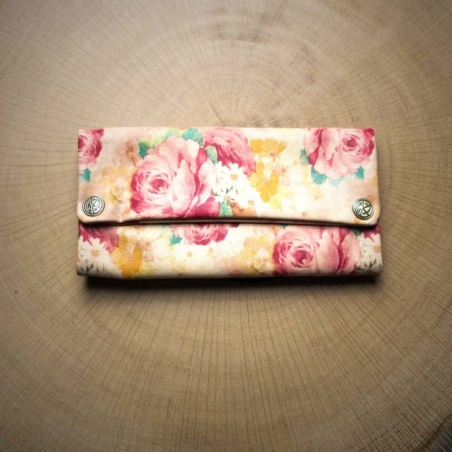 Kavatza - Pochette à tabac Summer Flower, Faux cuir