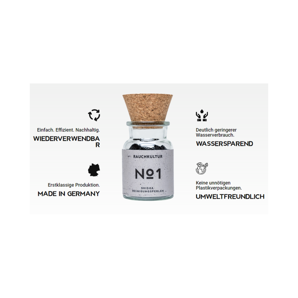 Rauchkultur - No 1 Perles de nettoyage pour shisha