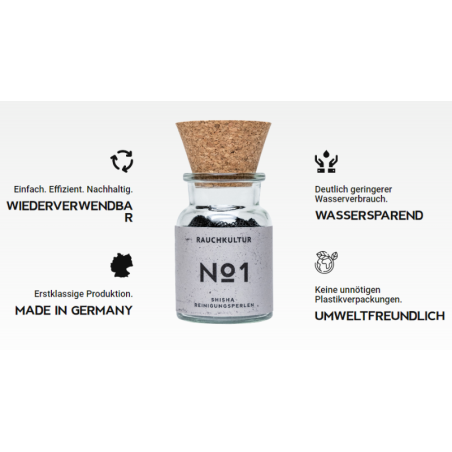 Rauchkultur - No 1 Perles de nettoyage pour shisha