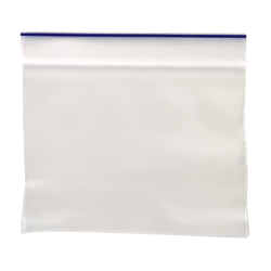 Schnellverschlussbeutel Blue Line Transparent 80 x 60 mm