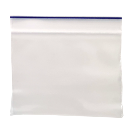 Schnellverschlussbeutel Blue Line Transparent 80 x 60 mm