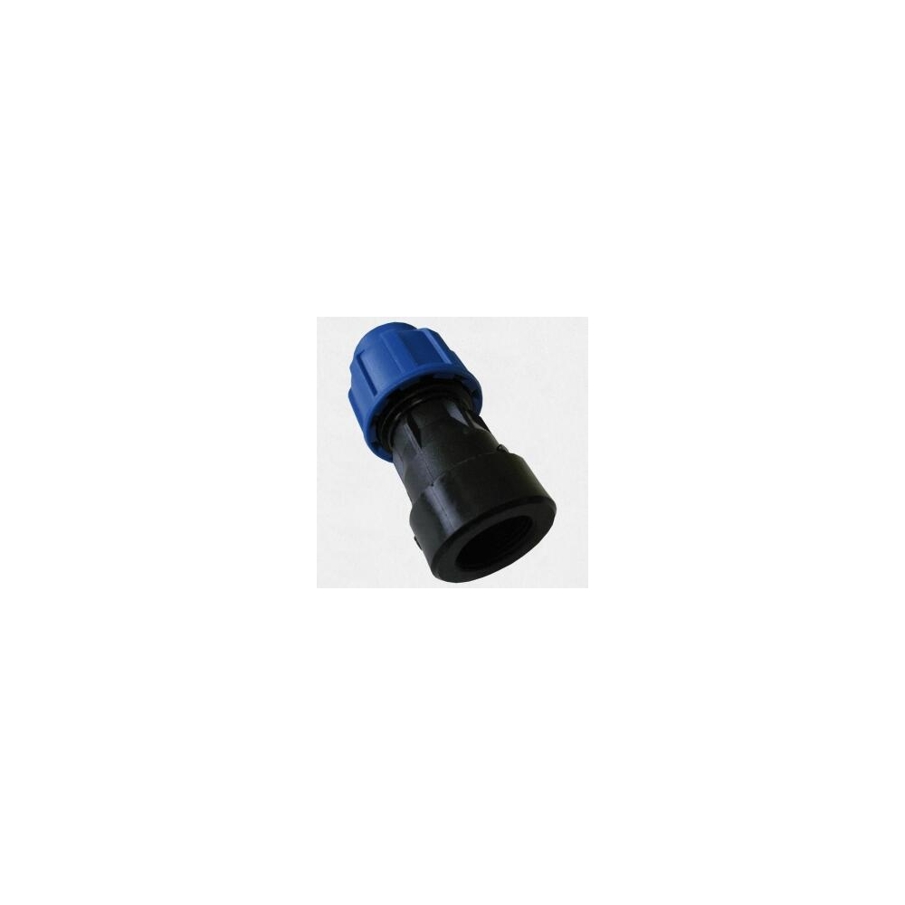 PE-Coupling 16 to 3/4 (Ext.Thread), bolted
