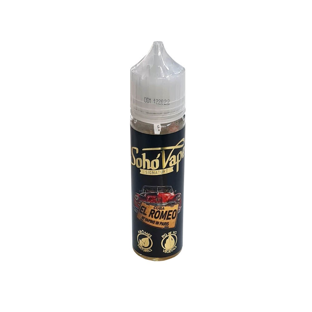 Vaping in Paris - Soho Vape - El Romeo, 50 ml
