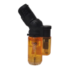 Prof Turbo Jet Flame Briquet coudé, coupe-vent