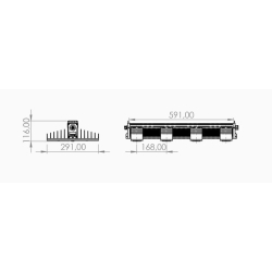 SANlight EVO 4  - 80 cm - Led light 250 W