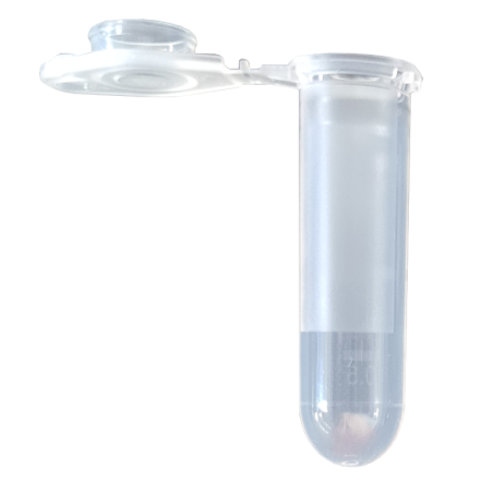 Flacon en plastique mini avec gradation, 2ml