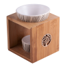 Aroma lamp Yggdrasil bamboo ceramic