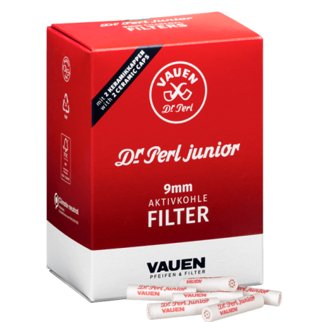 Vauen - Dr Perl Aktivkohle-Filter, 9mm, 180 Stk