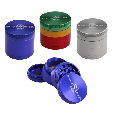 Black Leaf - Diamond Grinder, 4-part, 50 mm