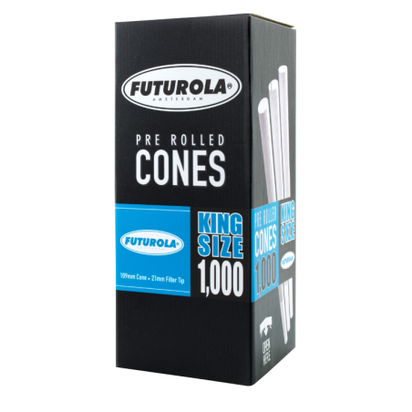 Futurola - Standard Paper Tubes Pre-Rolled King Size Cones, 1000 Stück