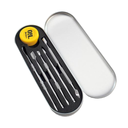 Black Leaf Oil - Etui mit Edelstahlwerkzeugen