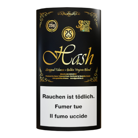 Sasso Tobaccos Brasil - Hash Golden Virginia Blend, 25g