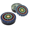 Black Leaf - ClickClack Box Mandala Blue