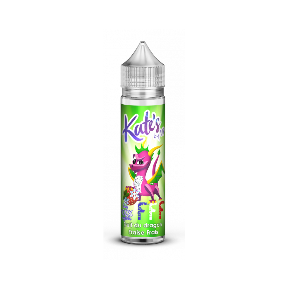 Vaping in Paris - FFF Fruit du dragon Fraise Frais Kates by VIP, 50ml, Shortfill