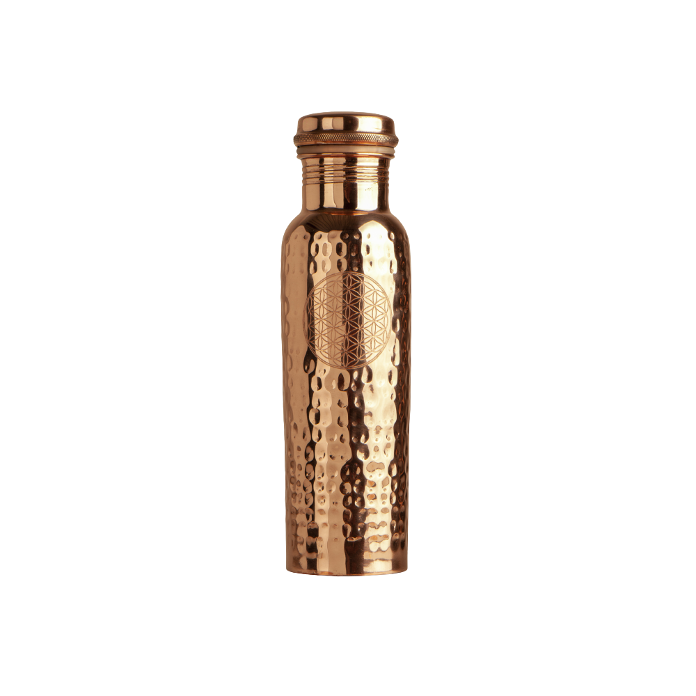 Bouteille de cuivre Fleur de vie