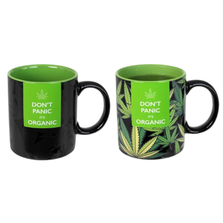 Tasse Keramikbecher "Cannabis" Heat-Change Thermal-Effekt