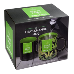 Tasse Keramikbecher "Cannabis" Heat-Change Thermal-Effekt