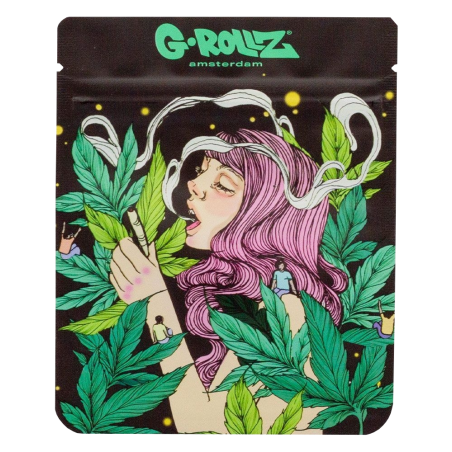 G-Rollz - Amsterdam Picnic ac ZIP-Lock résistant aux odeurs et à leau, 100x125mm