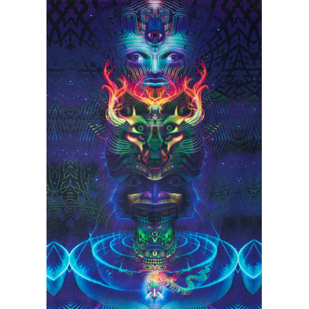 Tissu Space Tribe Heirophant