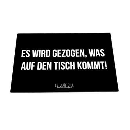 Es wird gezogen Plaque acrylique