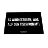 Es wird gezogen Plaque acrylique