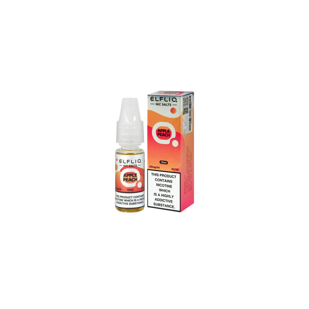 Elfliq - Apple Peach Nic Salts, 10ml