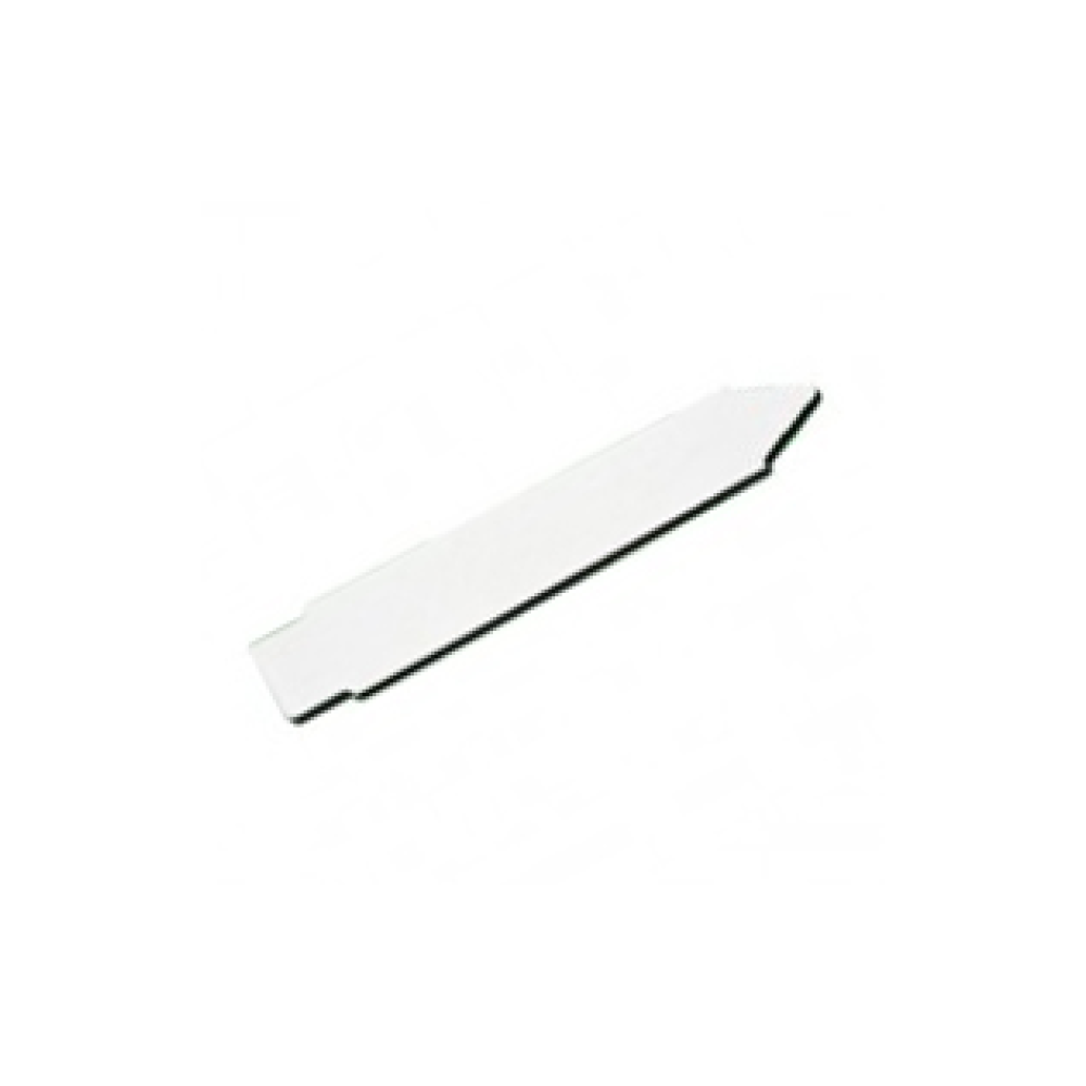 Etiquette plastique weiss, 18mm x 115mm