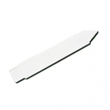 Etiquette plastique weiss, 18mm x 115mm