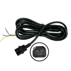 Cable without plug 4m and IEC connection male