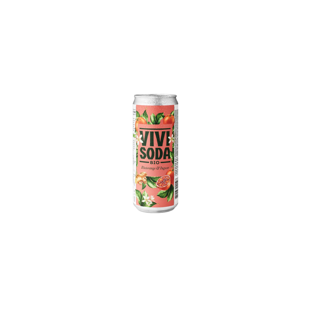 Bio Soda orange sanguine et gingembre