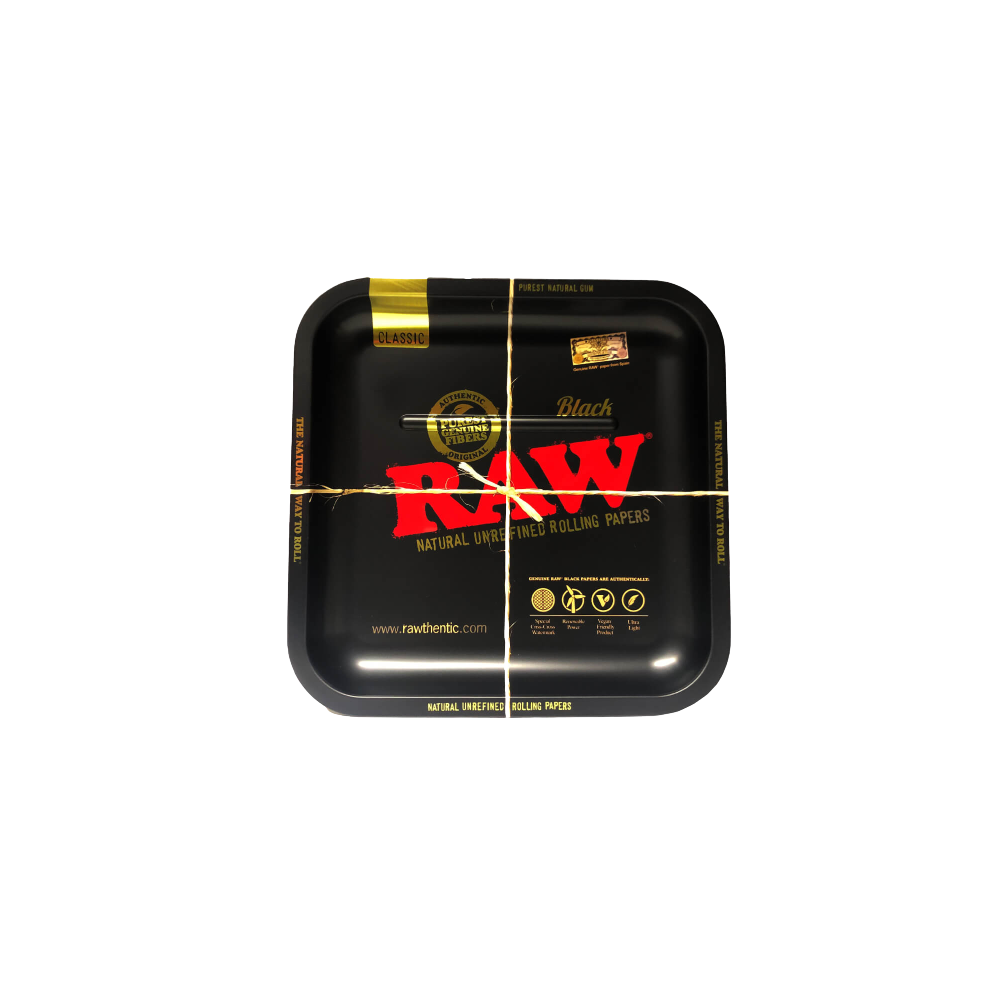 Black Square Rolling Tray Small